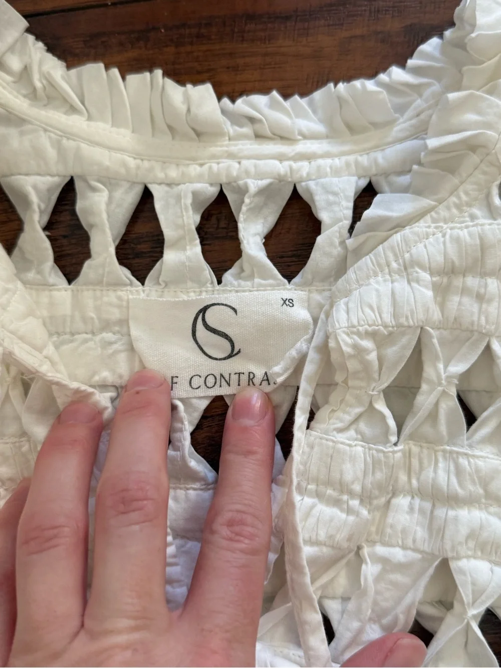 Anthropologie lightweight cream